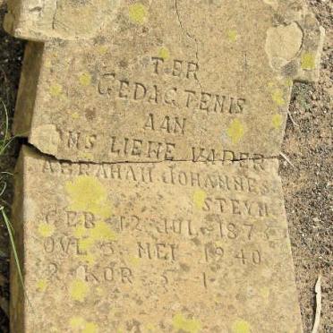 STEYN Abraham Johannes 1875-1940