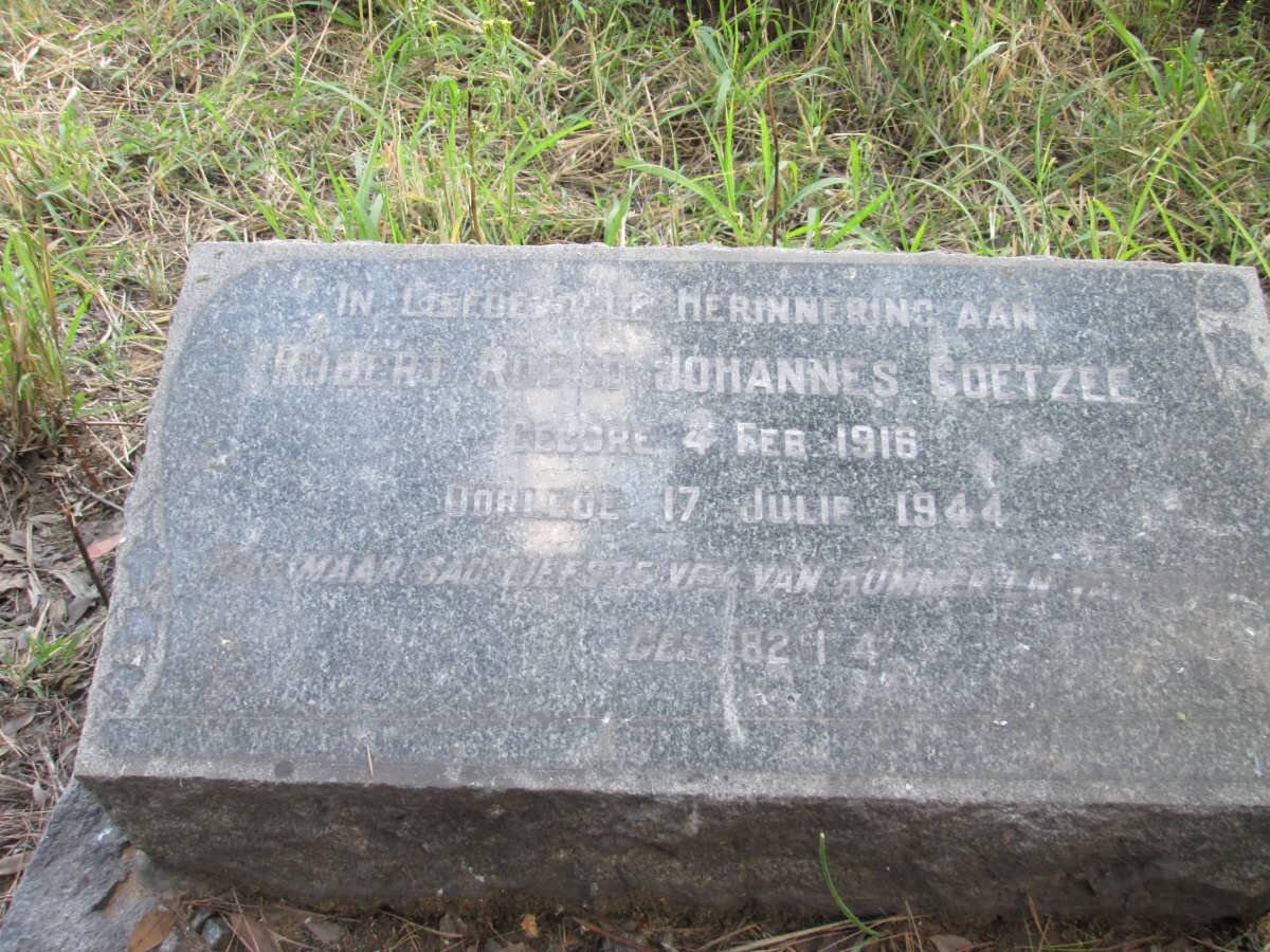 COETZEE Robert Rocco Johannes 1916-1944