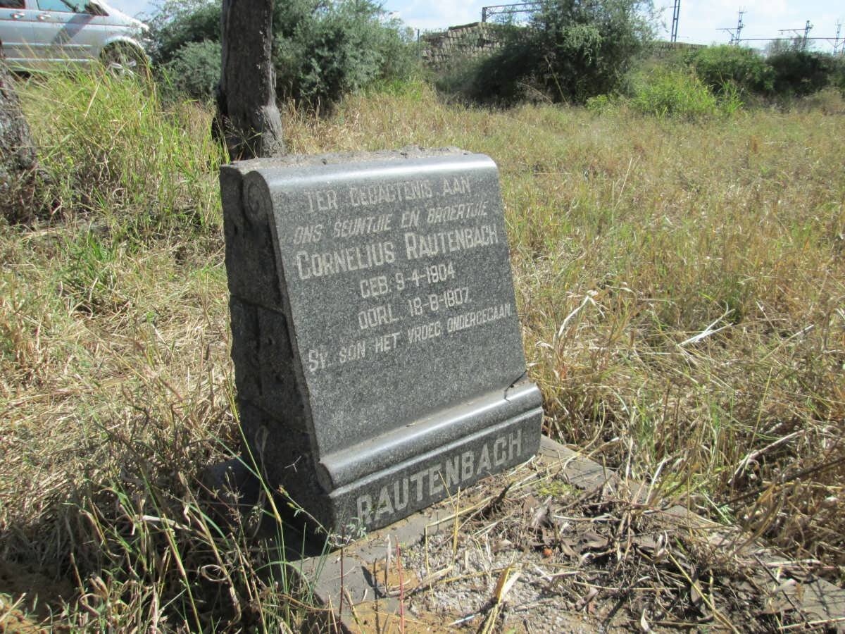 RAUTENBACH Cornelius 1904-1907