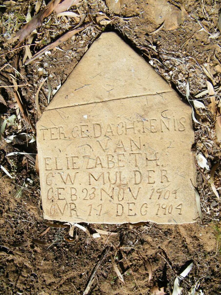 MULDER Eliezabeth G.W. 1904-1904