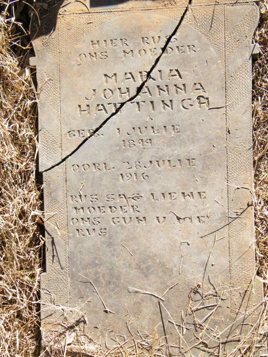 HATTINGH Maria Johanna 1899-1916