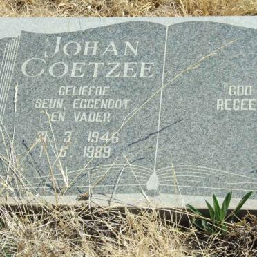 COETZEE Johan 1946-1989