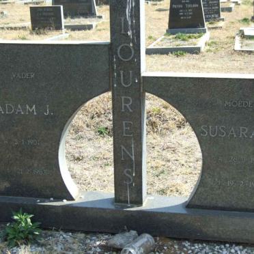 LOURENS Adam J. 1907-1983 &amp; Susara A. 1907-1985