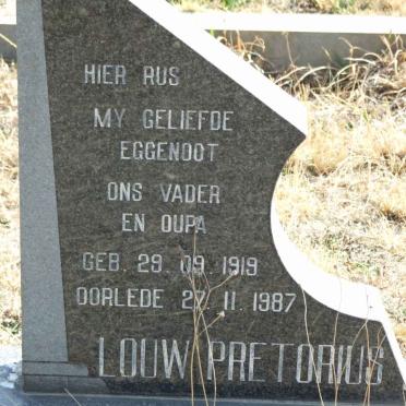 PRETORIUS Louw 1919-1987