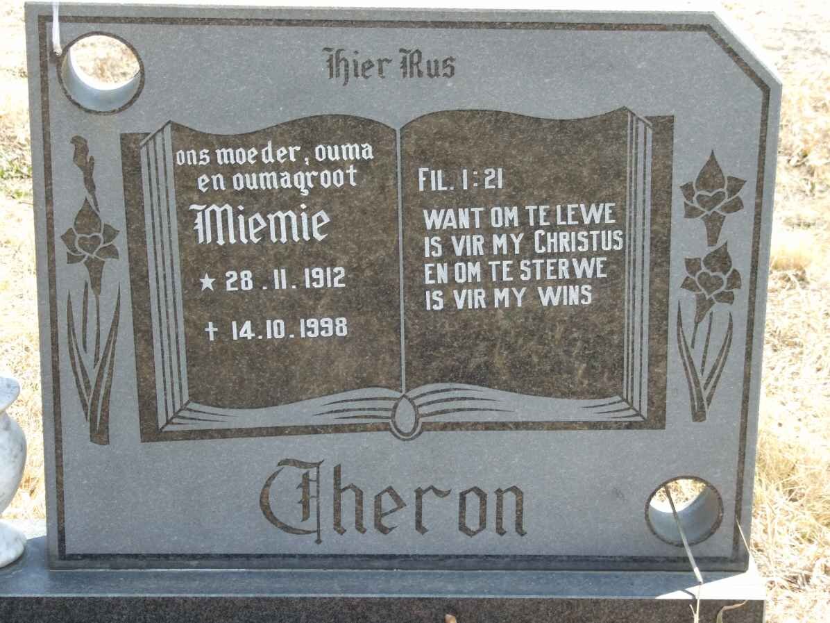THERON Miemie 1912-1998