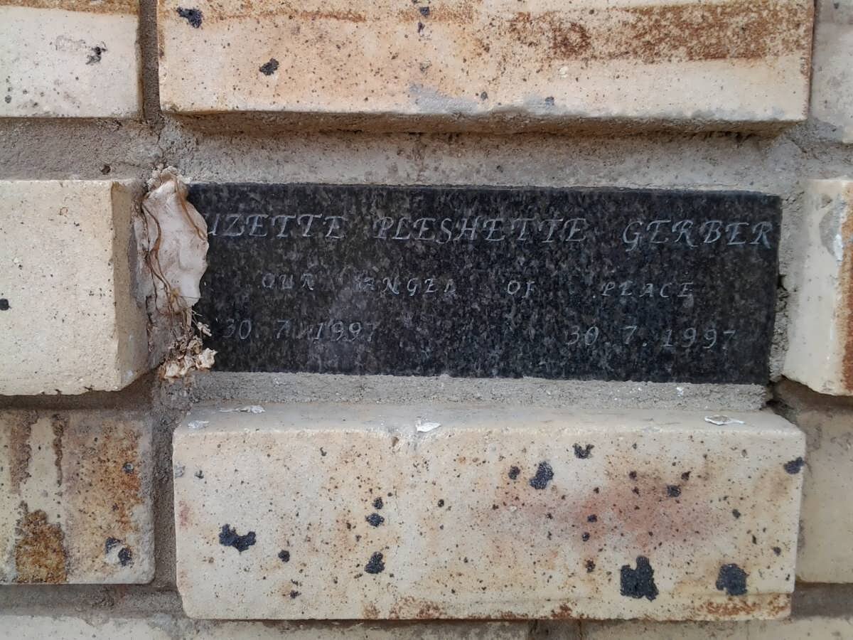 GERBER Lizette Pleshette 1997-1997