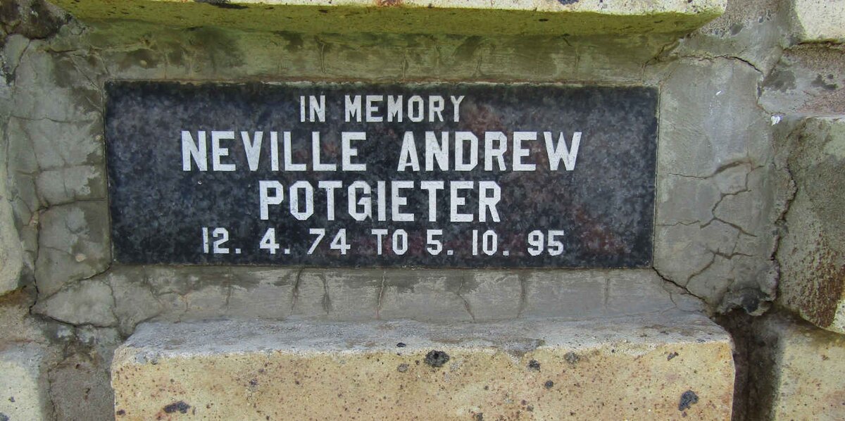POTGIETER Neville Andrew 1974-1995