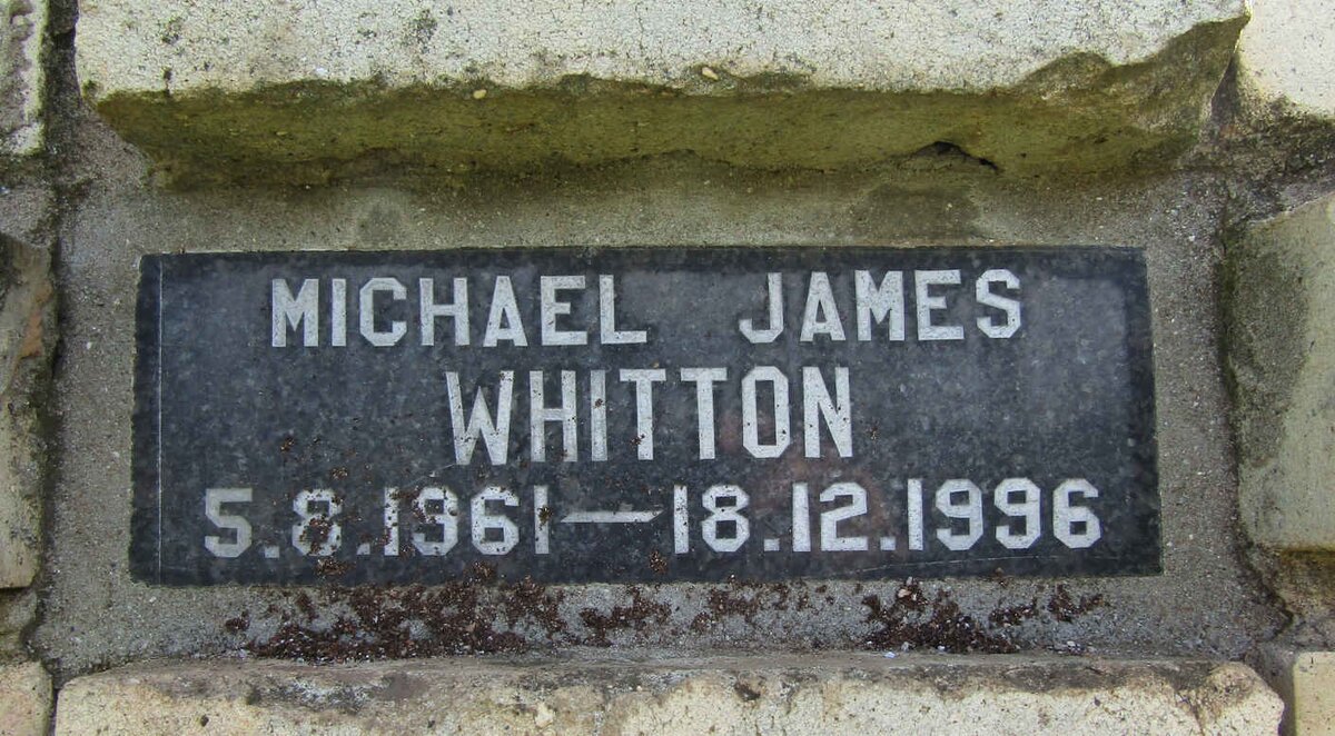 WHITTON Michael James 1961-1996