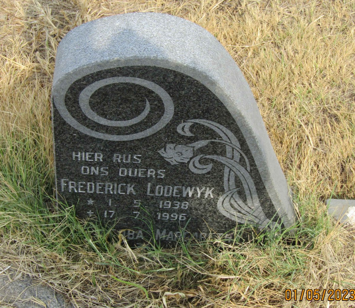 ? Frederick Lodewyk 1938-1996 & ? Margaretha