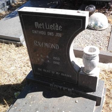 BOTES Raymond 1953-1992