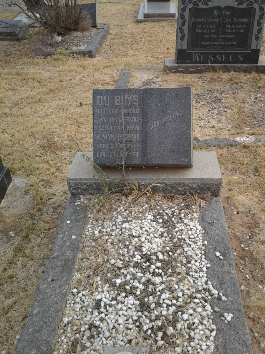 BUYS Alwyn Jacobus, du 1911-1961