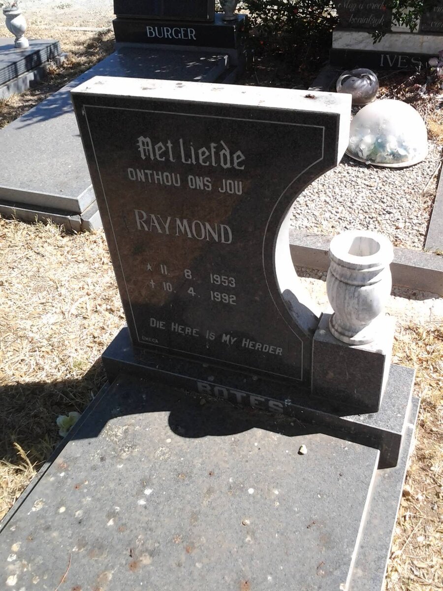 BOTES Raymond 1953-1992