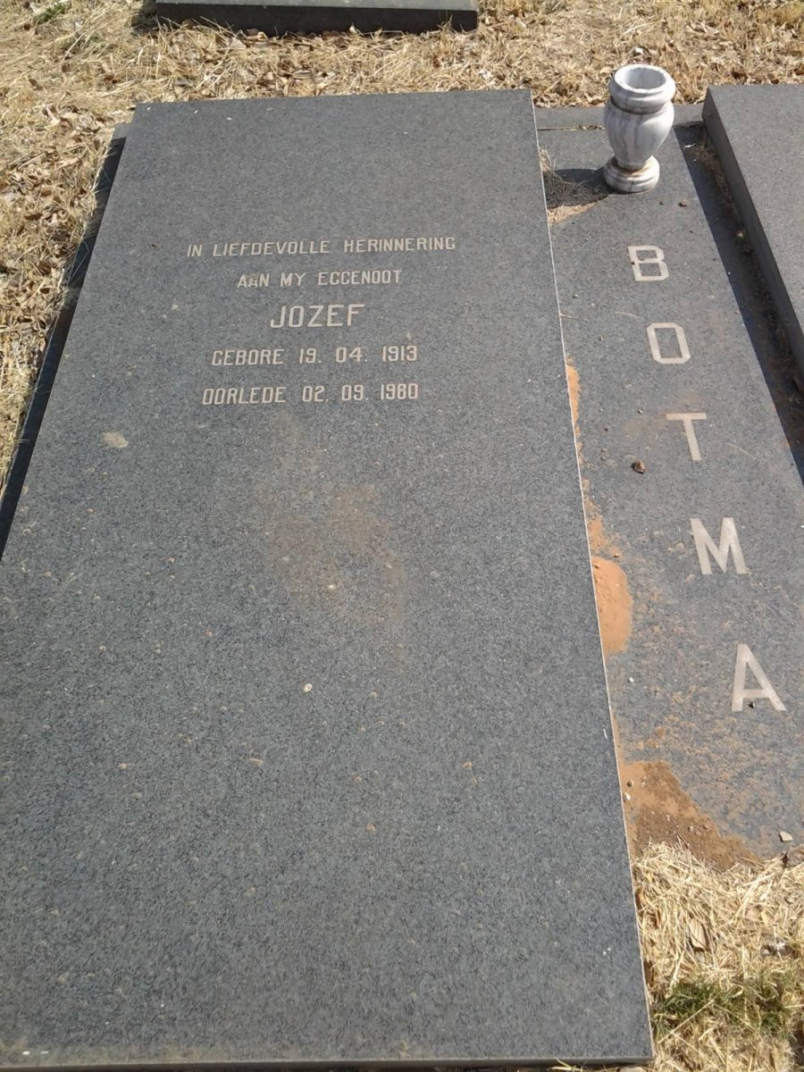 BOTMA Jozef 1913-1980 & Theodora VAN DEN BERG 1914-1994  _1