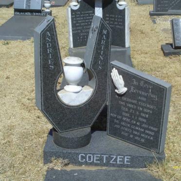 COETZEE Andries Martinus 1928-1990