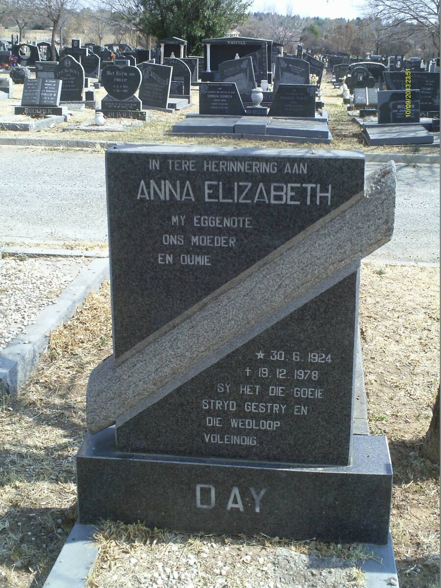 DAY Ann Elizabeth 1924-1978