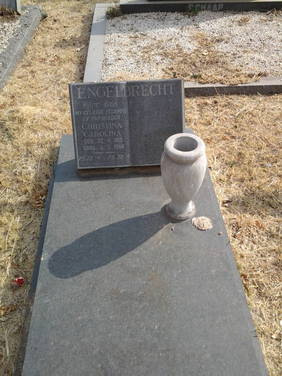 ENGELBRECHT Christina Carolina 1910-1966