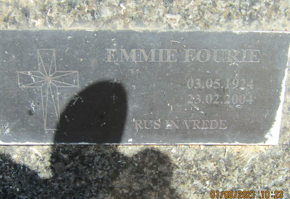 FOURIE Emmie 1924-2004
