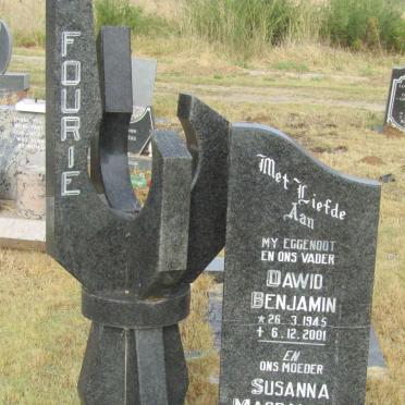 FOURIE Dawid Benjamin 1945-2001 &amp; Susanna Magdalena 1948-2021