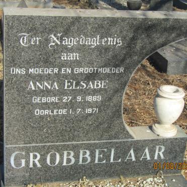 GROBBELAAR Anna Elsabe 1889-1971