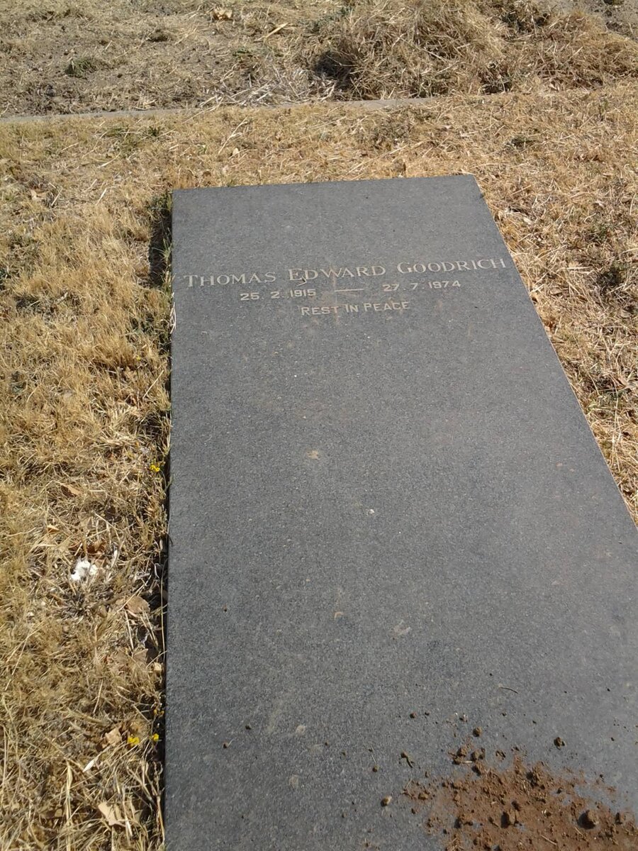 GOODRICH Thomas Edward 1915-1974