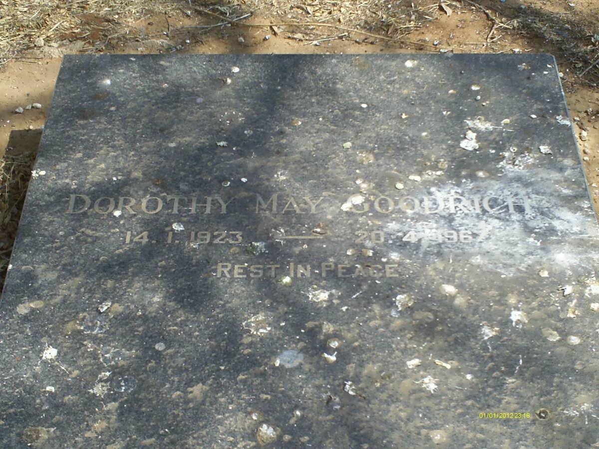 GOODRICH Dorothy May 1923-1967