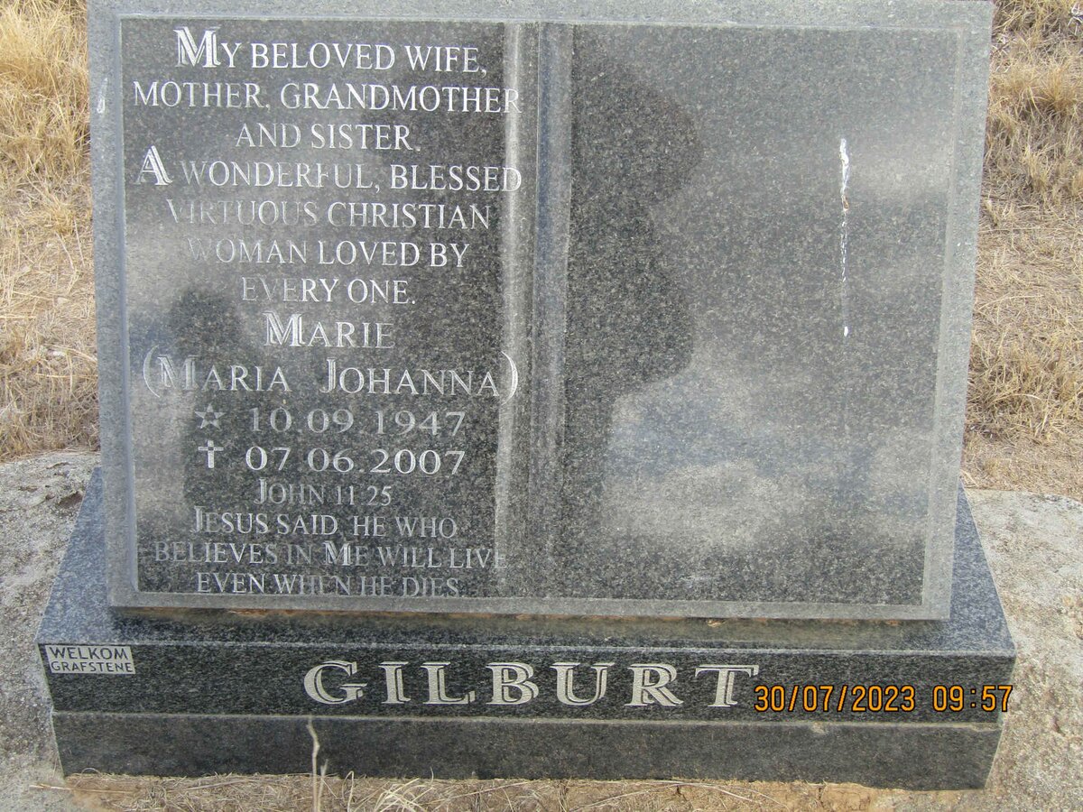 GILBURT Maria Johanna 1947-2007