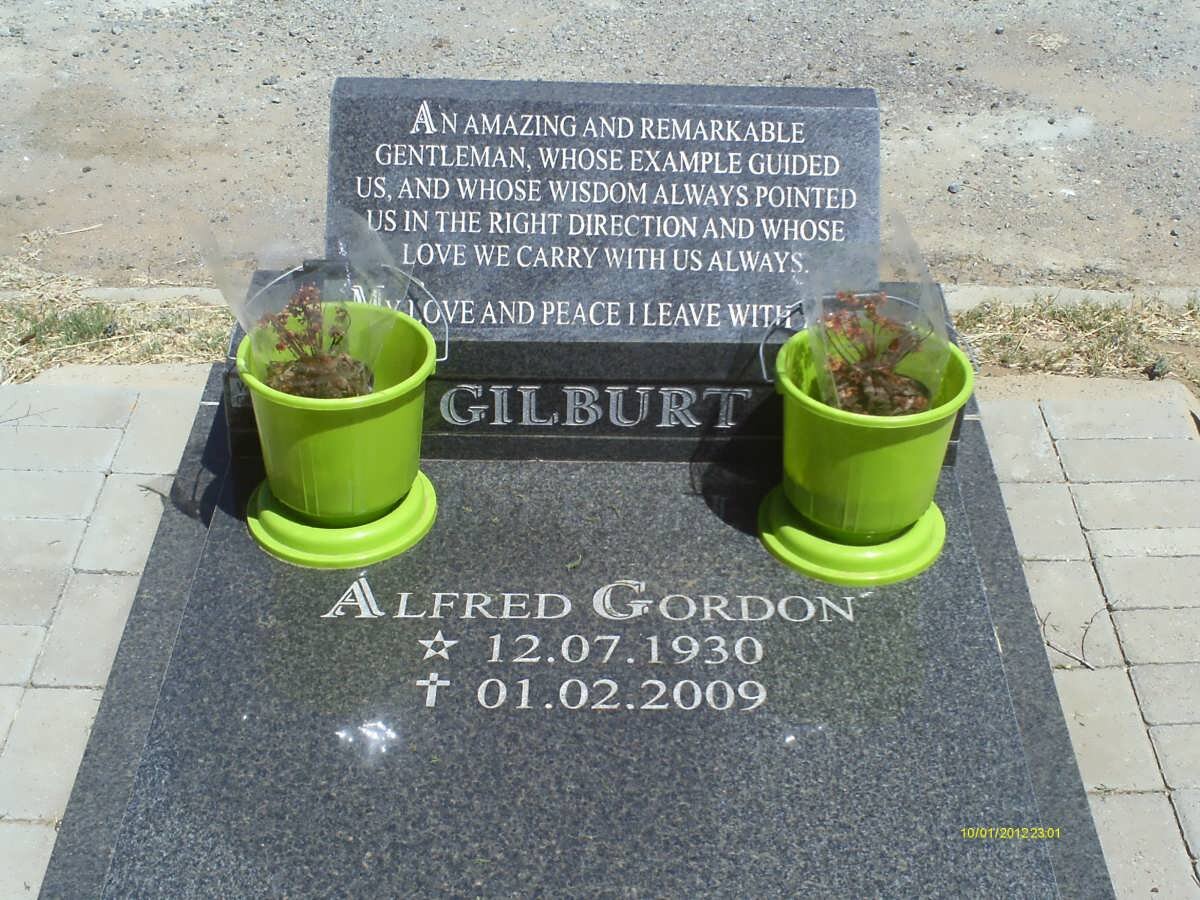 GILBURT Alfred Gordon 1930-2009