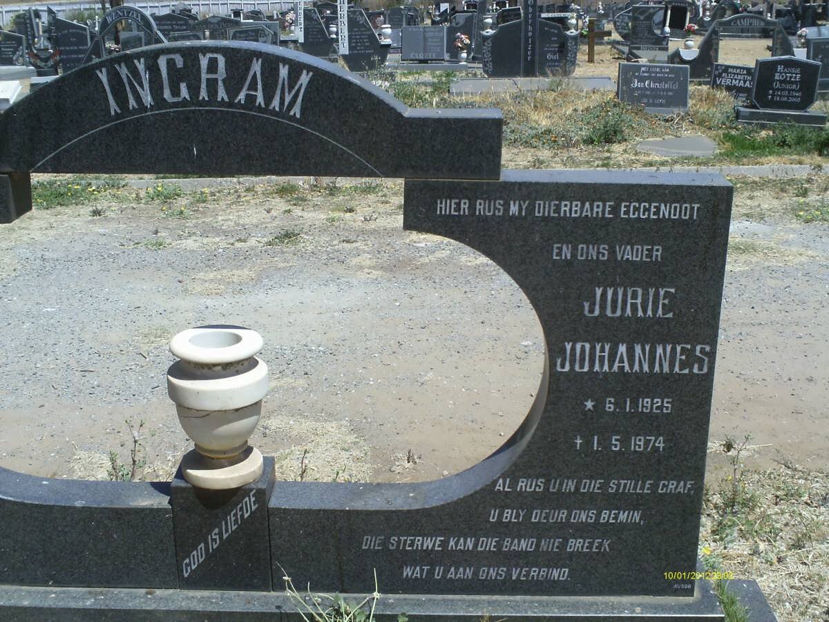 INGRAM Jurie Johannes 1925-1974