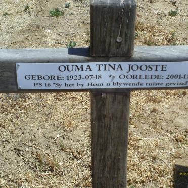 JOOSTE Tina 1923-2001