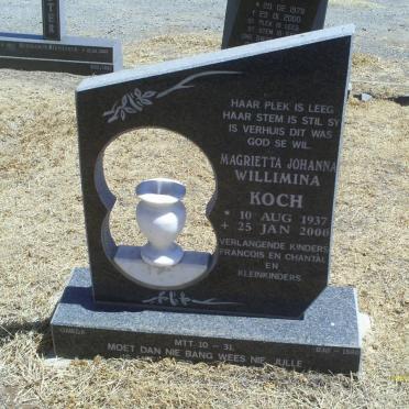 KOCH Magrietta Johanna Willimina 1937-2000