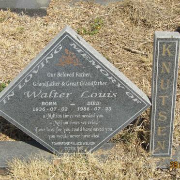 KNUTSEN Walter Louis 1936-1986