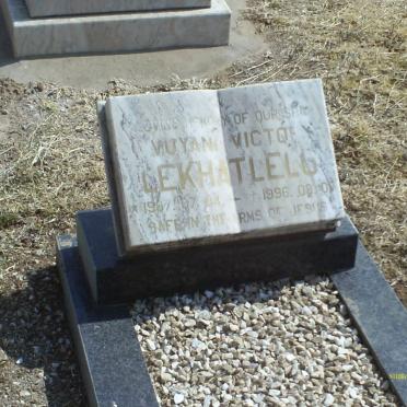 LEKHATLELO Vuyani Victor 1987-1996