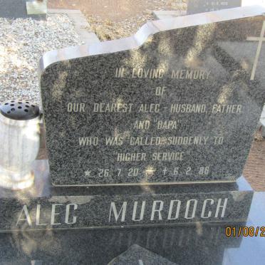 MURDOCH Alec 1920-1986