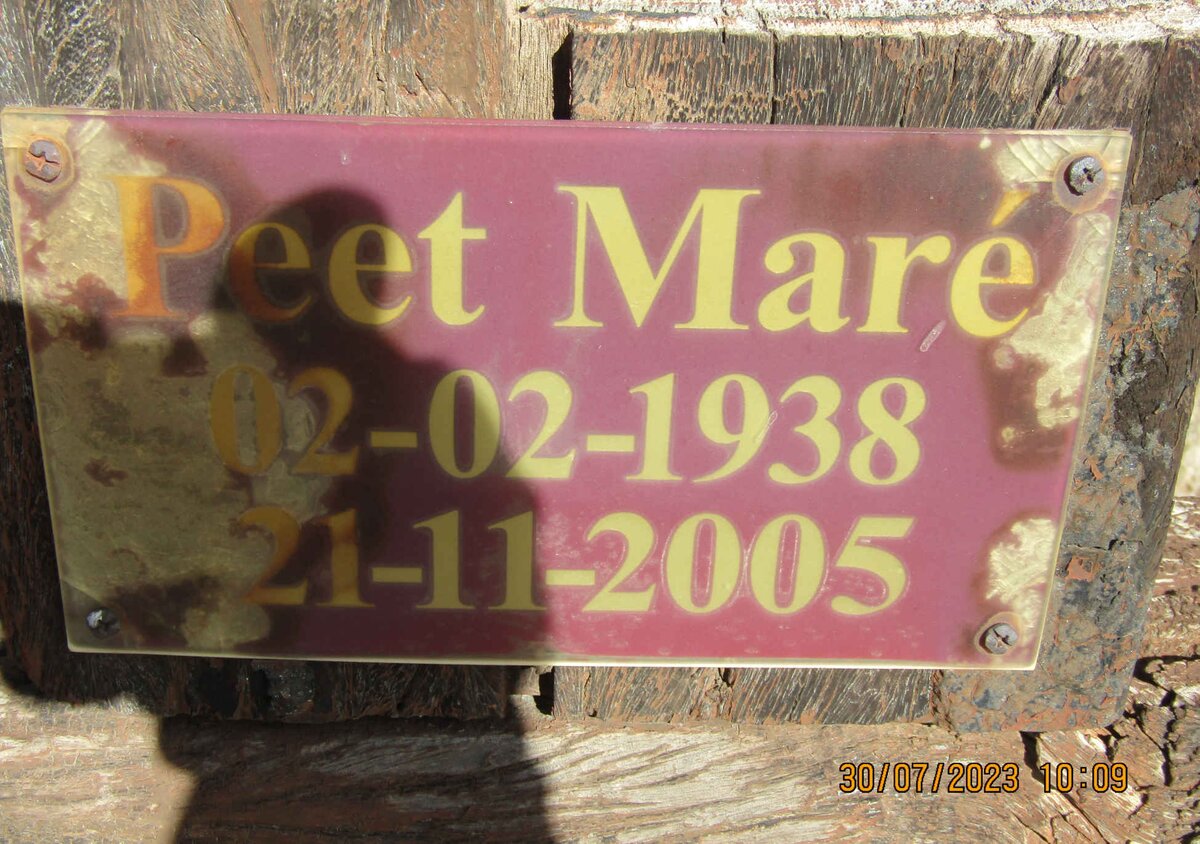 MARE Peet 1938-2005