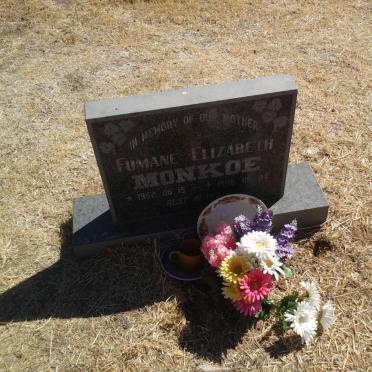 MONKOE Fumane Elizabeth 1962-1996