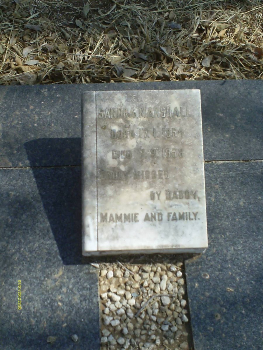 MARSHALL Sandra 1954-1958