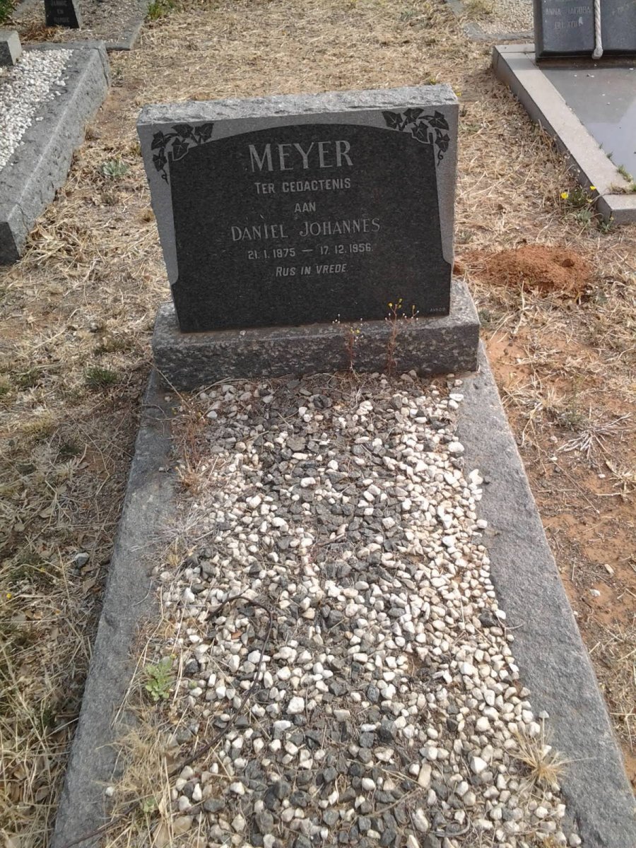 MEYER Daniel Johannes 1875-1956