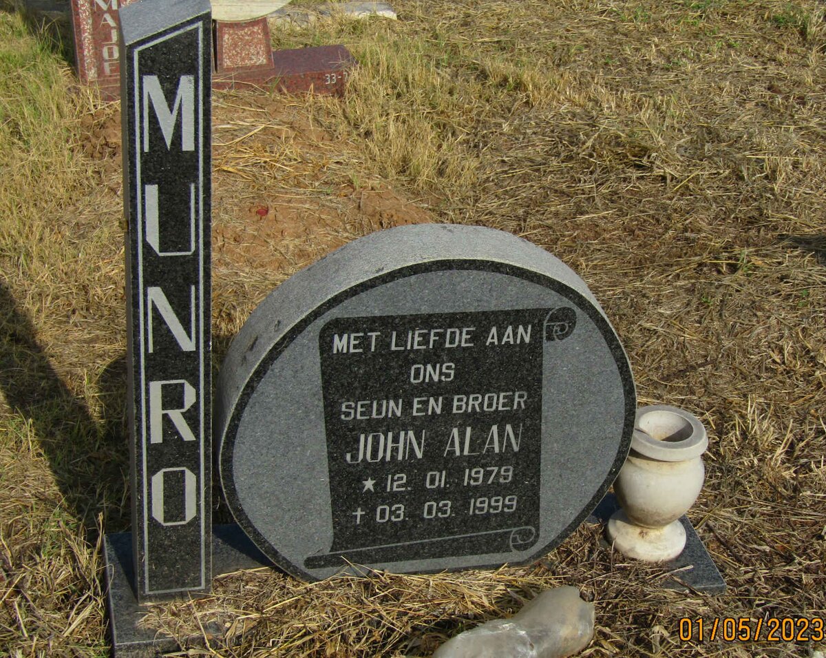 MUNRO John Allan 1979-1999