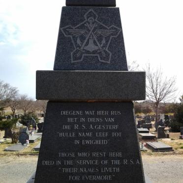 2. Gesterf in diens van RSA