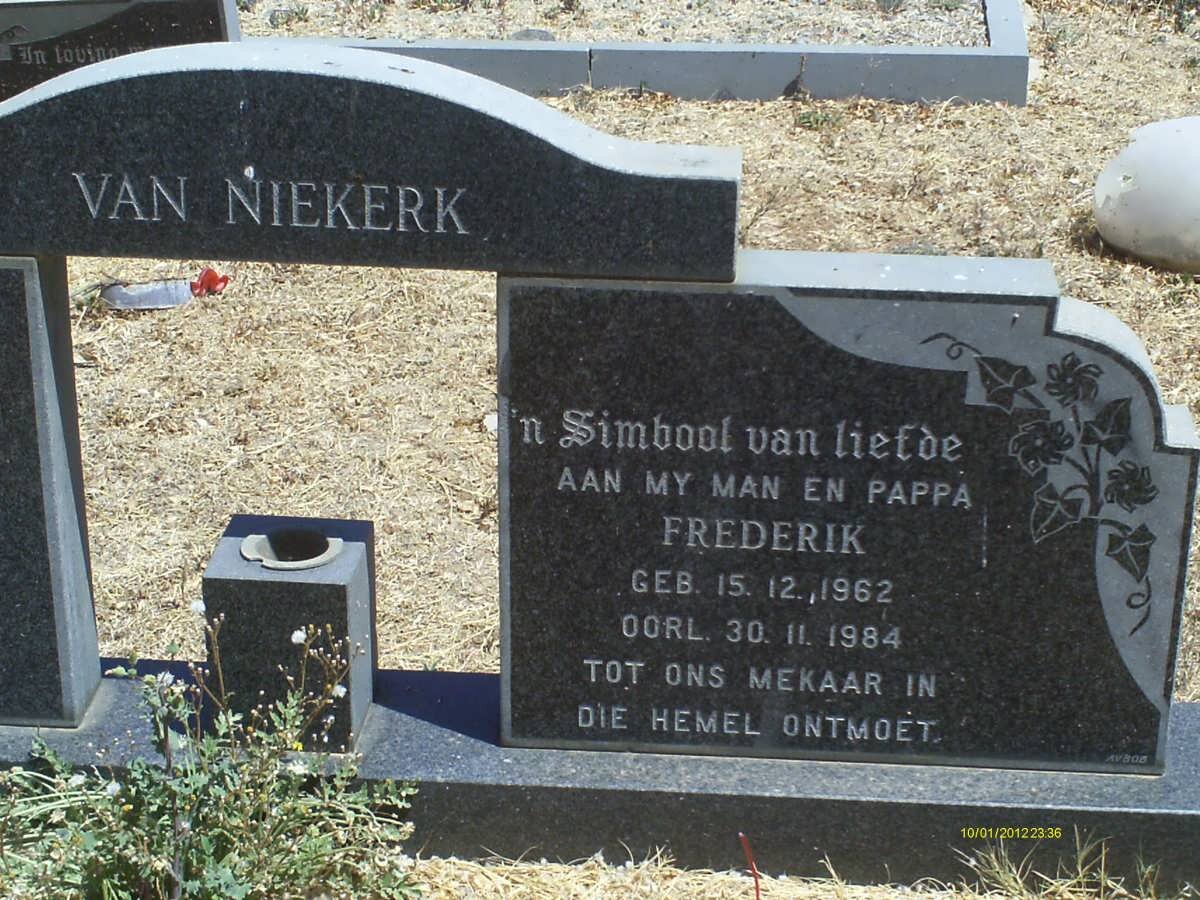 NIEKERK Frederik, van 1962-1984
