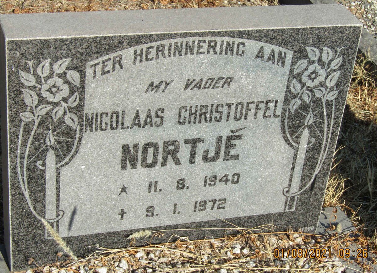 NORTJE Nicolaas Christoffel 1940-1972