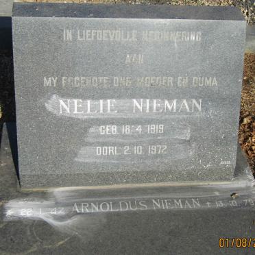 NIEMAN Nellie 1919-1972 :: NIEMAN Arnoldus 1947-1979