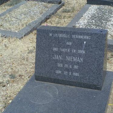 NIEMAN Jan 1912-1985 