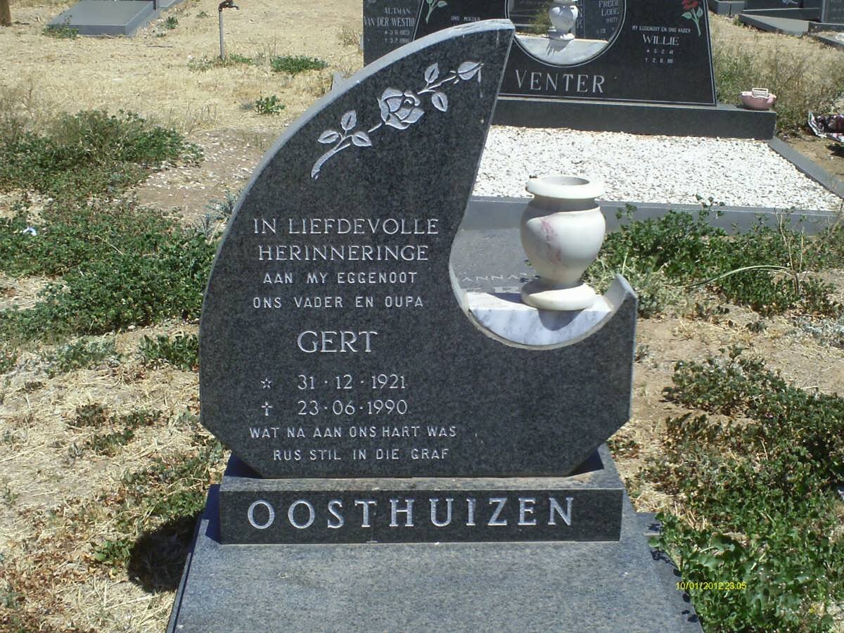 OOSTHUIZEN Gert 1921-1990 