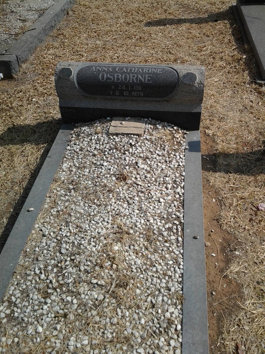 OSBORNE Anna Catharine 1911-1979