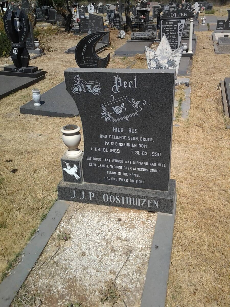 OOSTHUIZEN J.J.P. 1969-1990