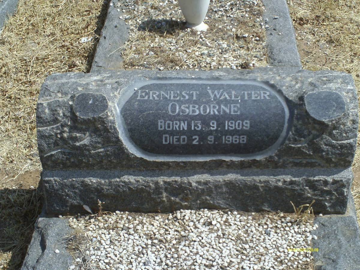 OSBORNE Ernest Walter 1909-1968