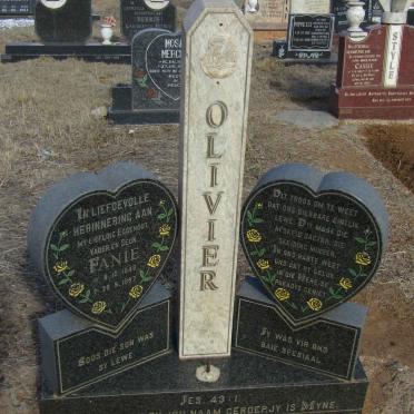 OLIVIER Fanie 1948-1997