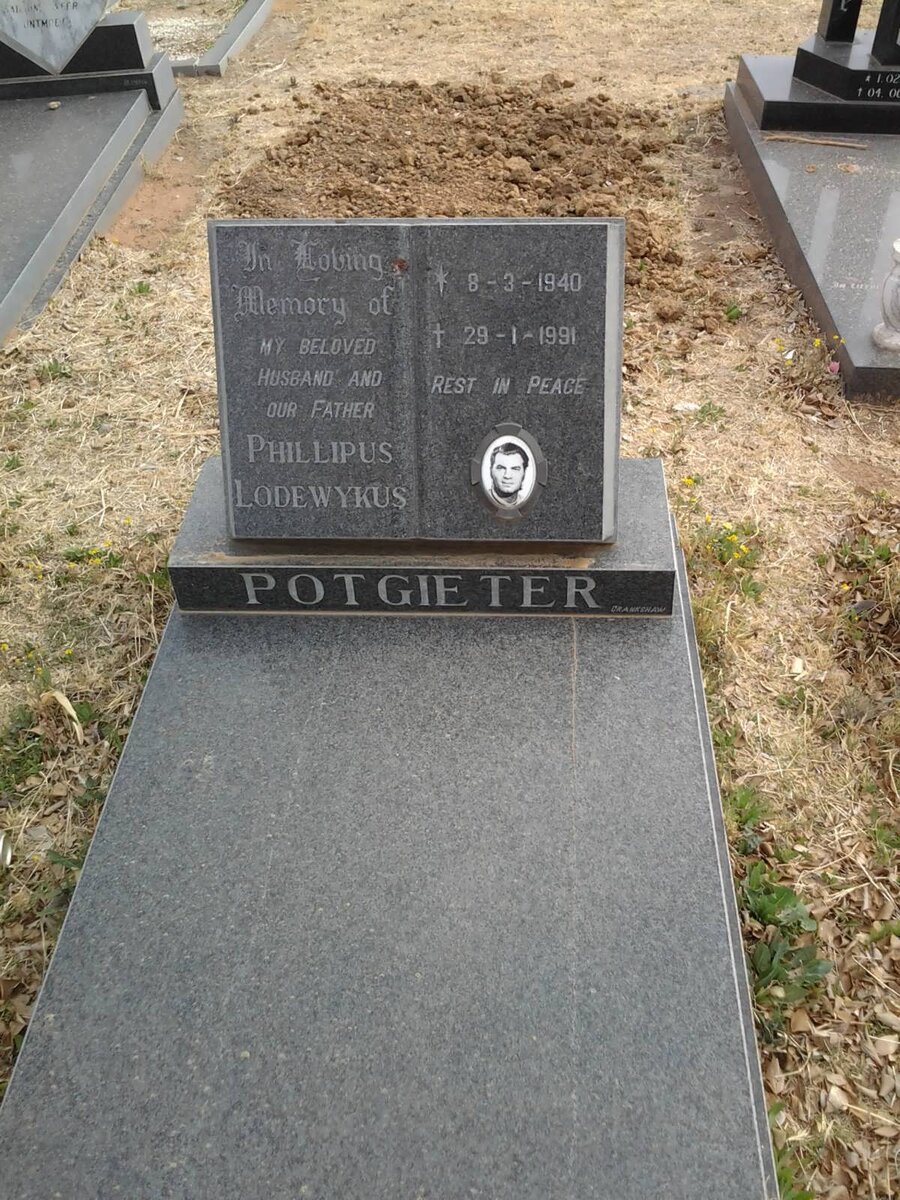 POTGIETER Phillipus Lodewykus 1940-1991
