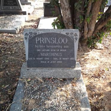 PRINSLOO Marthinus 1948-1966